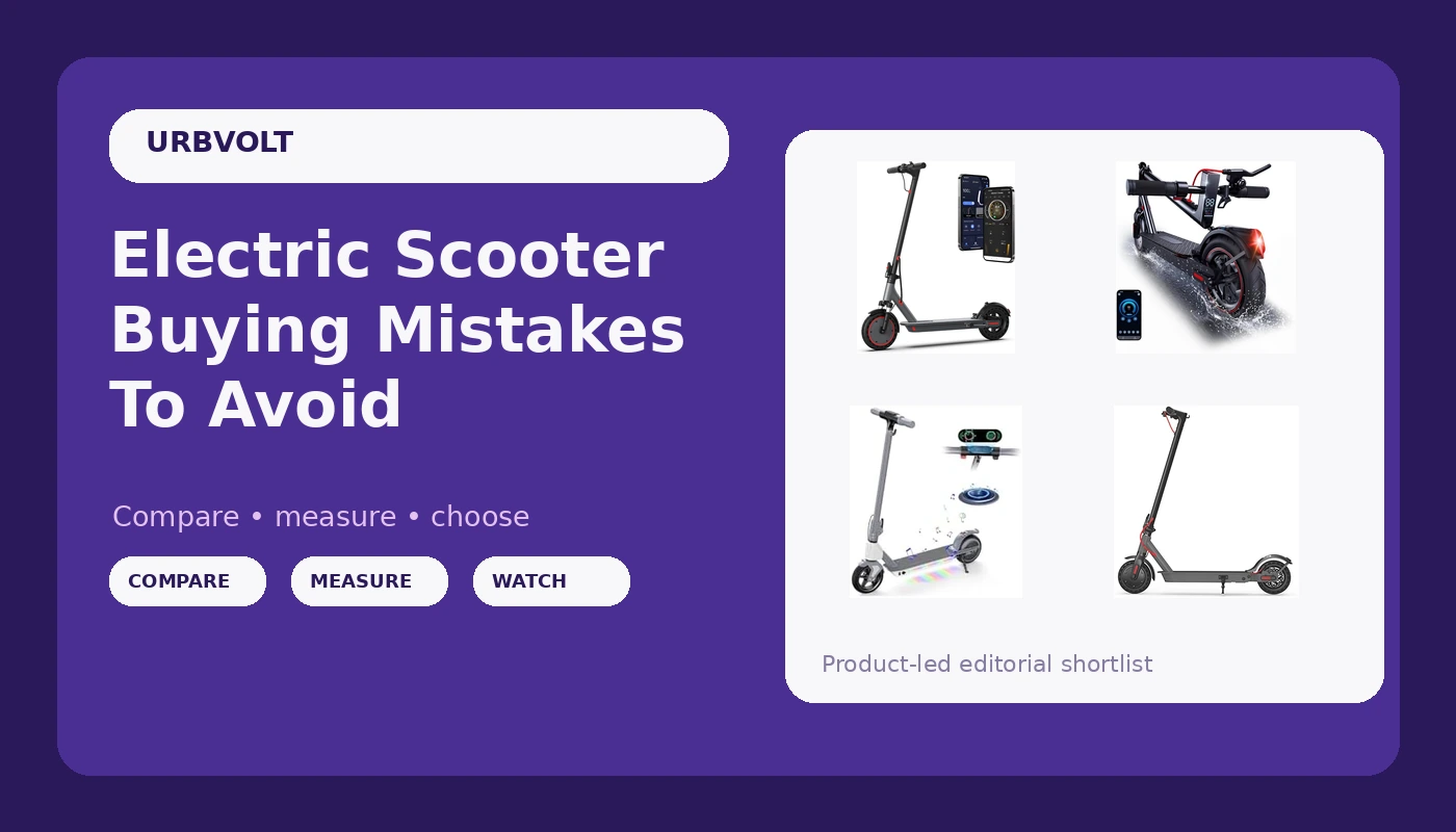 Electric Scooter Buying Mistakes To Avoid - UrbVolt review with measurements and honest opinion