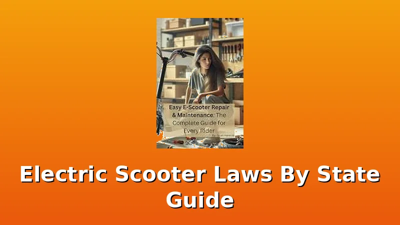Electric Scooter Laws By State Guide - UrbVolt review with measurements and honest opinion