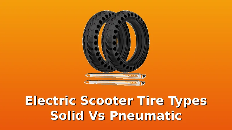 Electric Scooter Tire Types Solid Vs Pneumatic - UrbVolt review with measurements and honest opinion