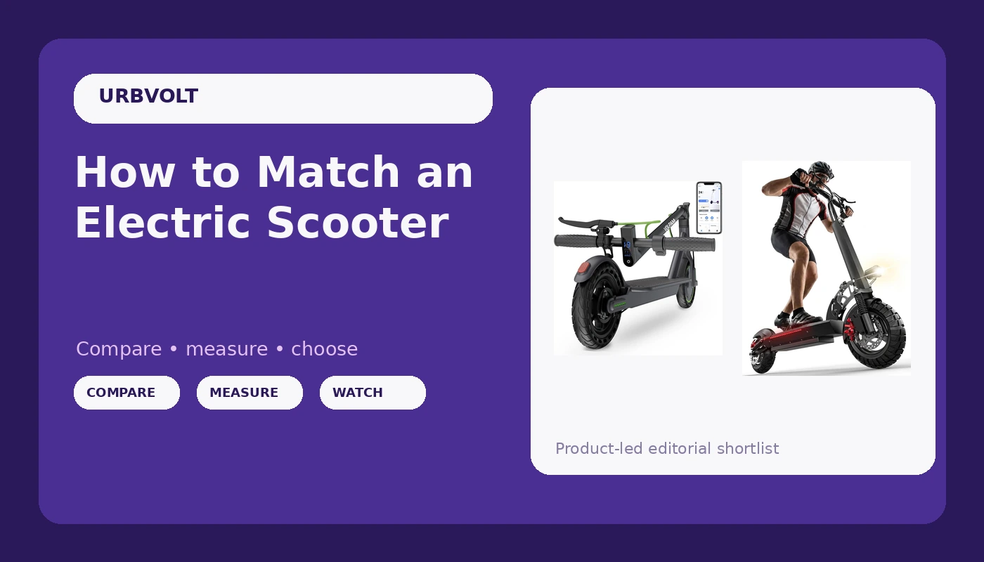 How to Match an Electric Scooter's Real Range to Your Commute