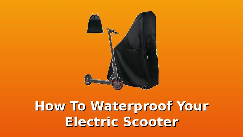 How To Waterproof Your Electric Scooter - UrbVolt review with measurements and honest opinion