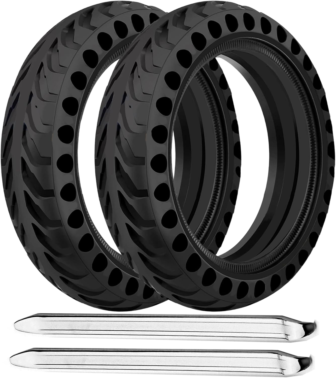 TOUBEUU 8.5x2 Solid Tires (B0CYX82HTP)