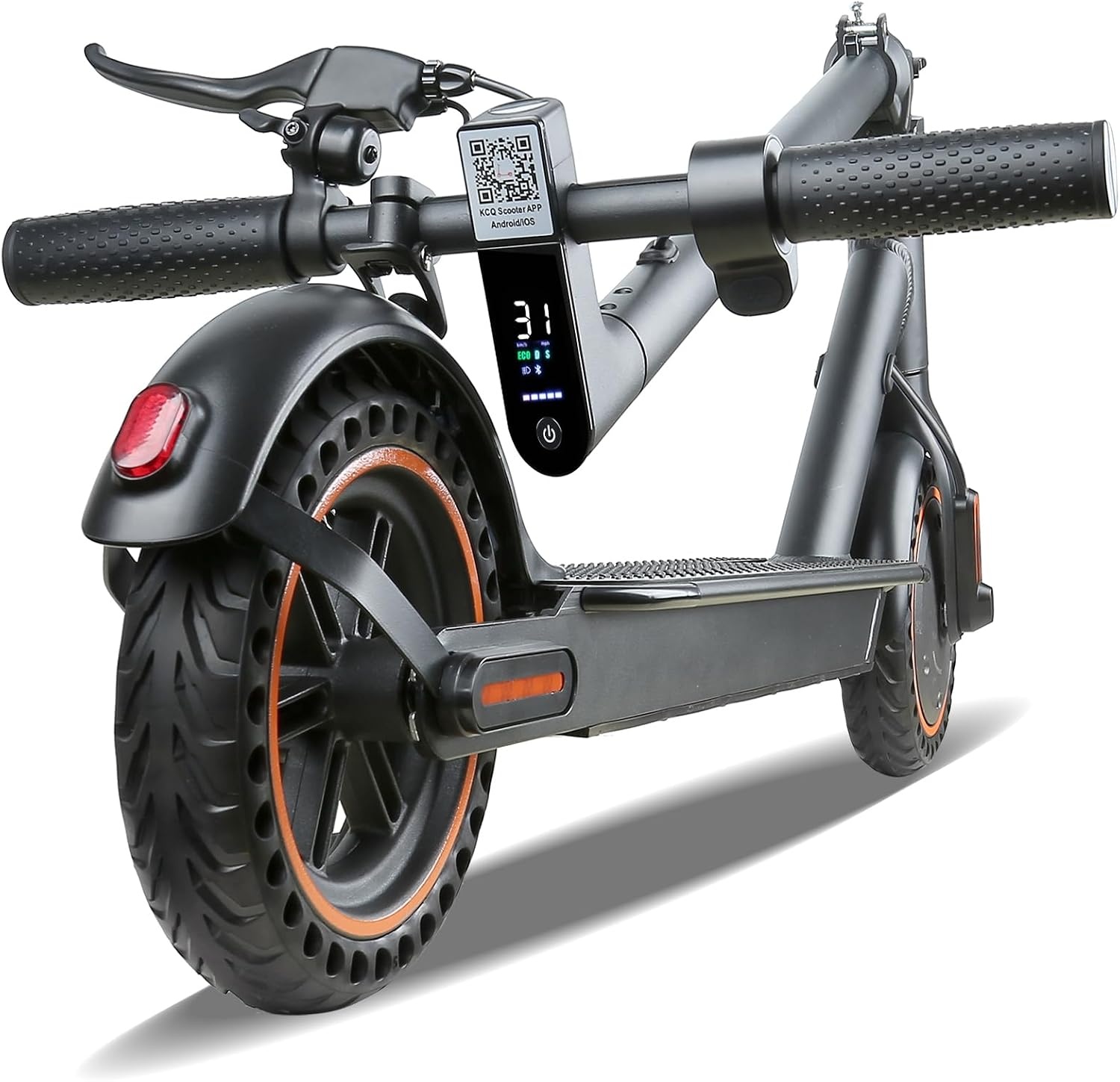 Electric Scooter, 500W Motor, Up to 17-20MPH &amp;19-21 Miles, Commuter Escooter, Foldable E-Scooter for Adults with APP and Dual Braking System Escooter