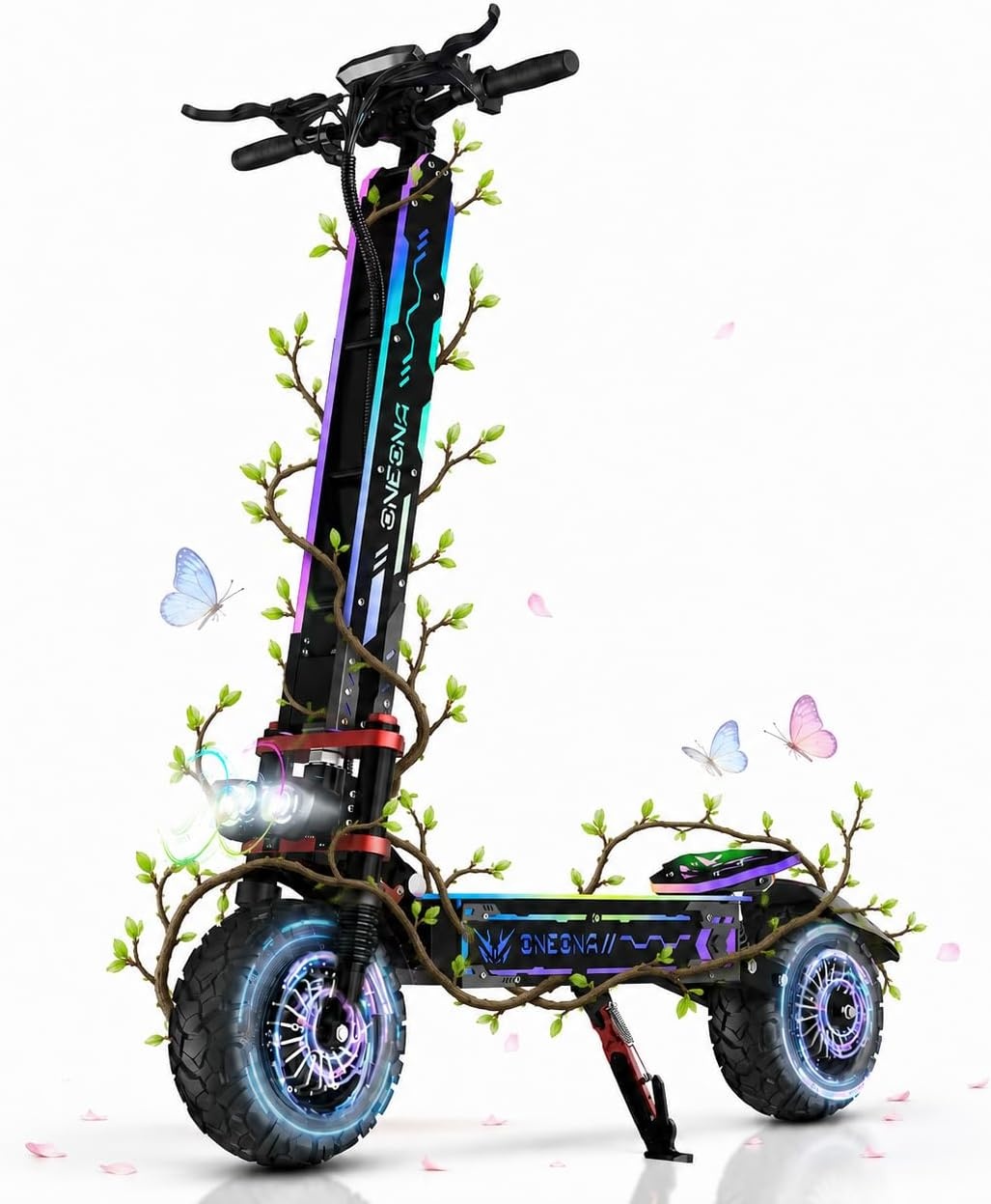 High Power Dual Motor Electric Scooter for Adults with Tubeless Tires