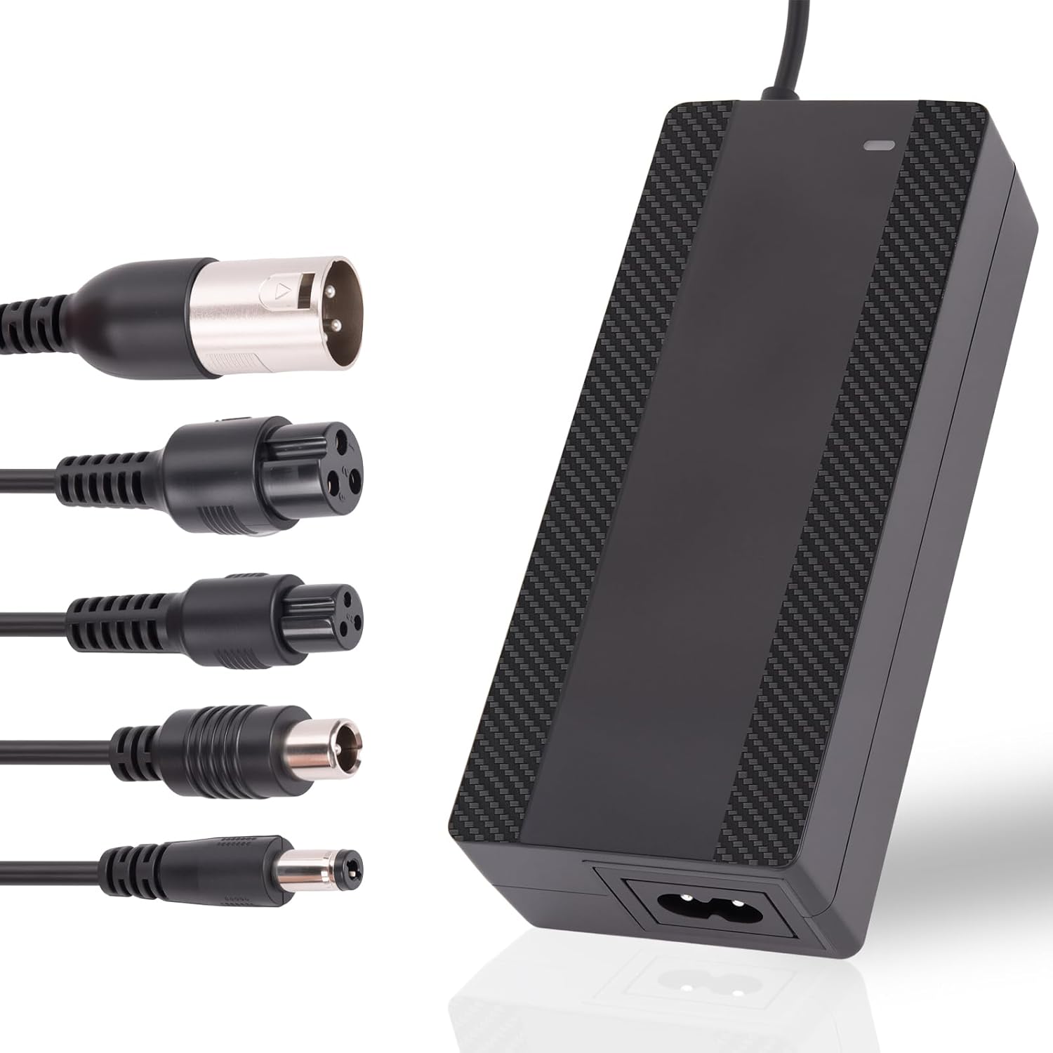 42V 2A Electric Scooter Charger for 36V Lithium Battery, 5-in-1 Plug (B0FKT5JK5S)