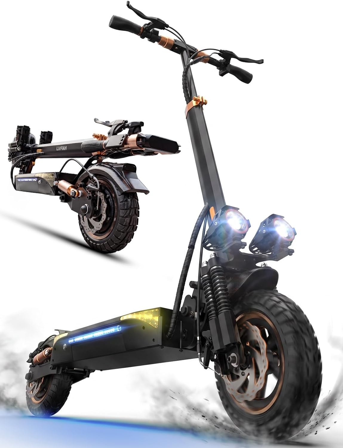 Electric Scooter Adults, 25/31 Mile, Off Road Tire Dual Suspension